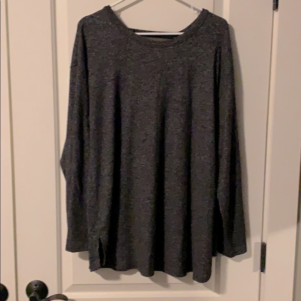 Maternity sweater with crisscross back